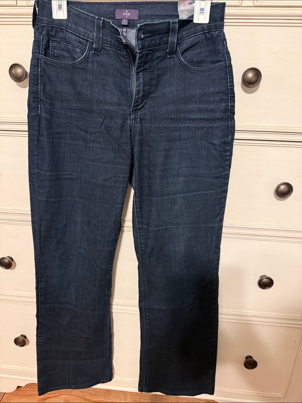 NYDJ Women’s Straight-Leg Jeans in Dark Indigo